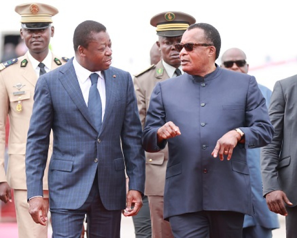 Diplomatie: Faure Gnassingbé chez le chef de l’Etat Congolais Denis Sassou-N’Guesso