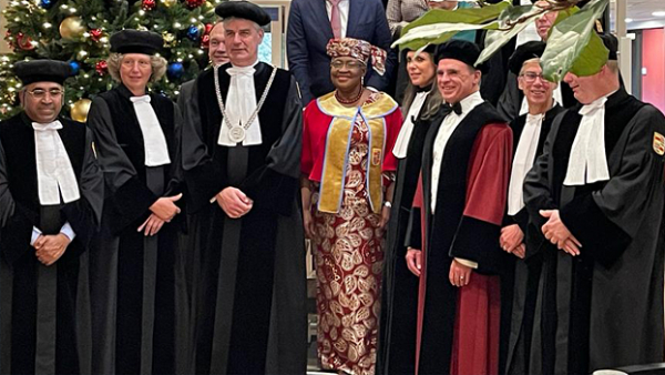 OMC: La DG Okonjo-Iweala a été nommée docteur honoris causa de la Nyenrode Business Universiteit