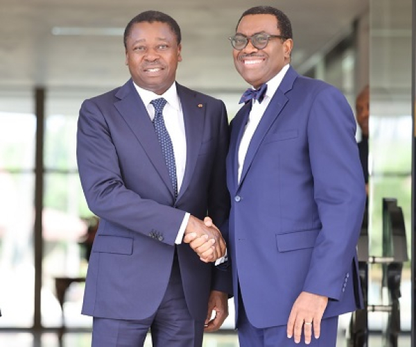 Togo: Faure Gnassingbé et Dr Akinwumi Adesina ont échangé à Lomé sur l’industrialisation du pays