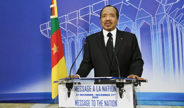 Cameroun: Message du Chef de l’Etat à la Nation à l’occasion de la fin d’année 2022 et du Nouvel An 2023