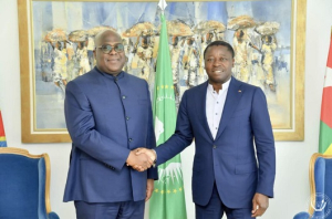 Togo: Visite d’amitié et de travail à Lomé du Président de la RDC Félix Antoine Tshisekedi-Tshilombo