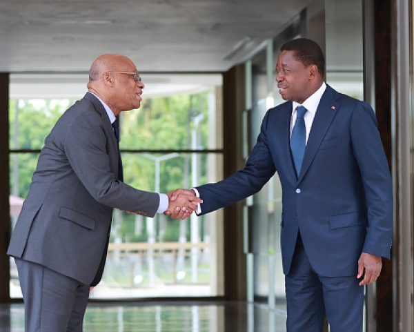 Le Gouverneur de la BCEAO reçu par Faure Gnassingbé