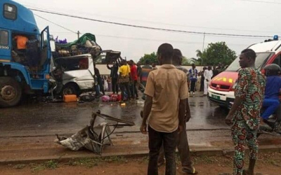 Togo: Grave accident de circulation sur la N1 ayant enregistré plusieurs morts et blessés graves