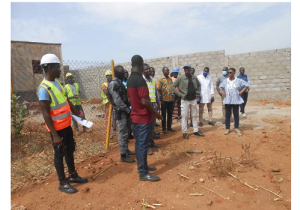 Visite des ministres dans les formations sanitaires en réhabilitation dans la région des savanes