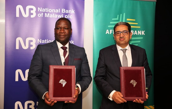 Afreximbank octroie une facilité de financement historique de 100 millions de dollars US à Malawi National Bank Plc pour soutenir ses activités de financement du commerce.