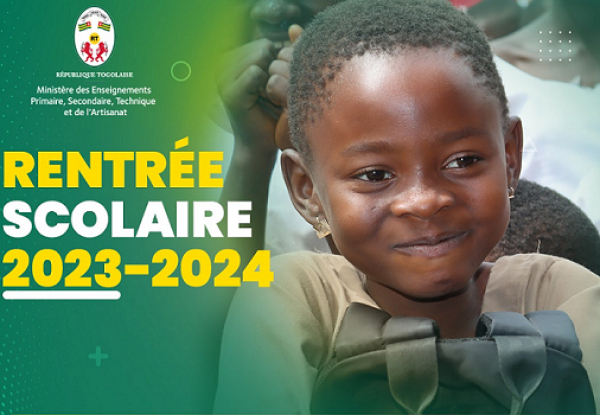 Education: La rentrée scolaire est fixée le 25 septembre 2023 au Togo