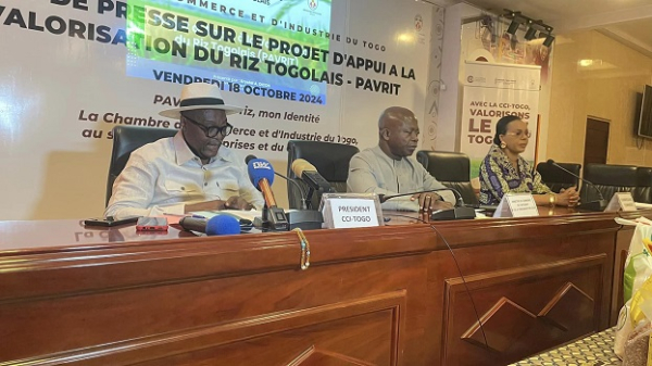 Filière rizicole : La CCI Togo présente le PAVRIT aux médias