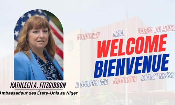 Diplomatie: Kathleen Fitzgibbon, la nouvelle ambassadrice américaine au Niger est arrivée à Niamey