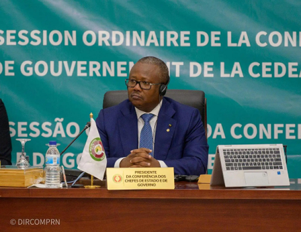 Le président de Guinée-Bissau Umaro Sissoco Embaló, « L’intervention militaire au Niger est toujours sur la table »