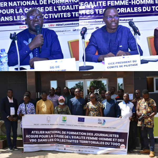 Atakpamé: Faîtière des Communes du Togo renforce les capacités des journalistes locaux sur les questions relatives à l&#039;égalité Femmes-hommes
