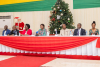 Faure Gnassingbe en communion avec les enfants pour Noël