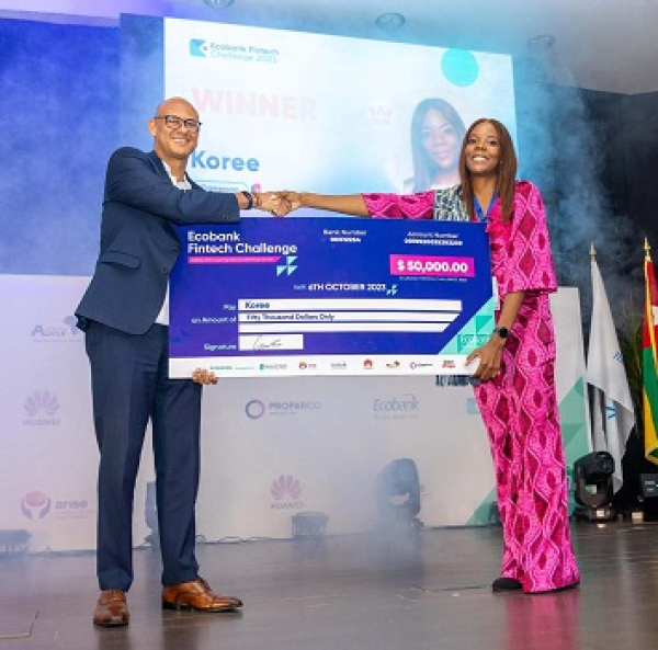 Koree, une fintech camerounaise, remporte l&#039;Ecobank Fintech Challenge 2023