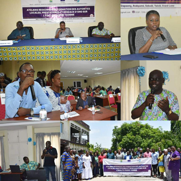 Atakpamé/ Égalité genre : Les autorités locales outillées sur le projet &quot;Centre de promotion féminine à Ogou 1 et égalité femmes/hommes dans les communes du Togo&quot;.