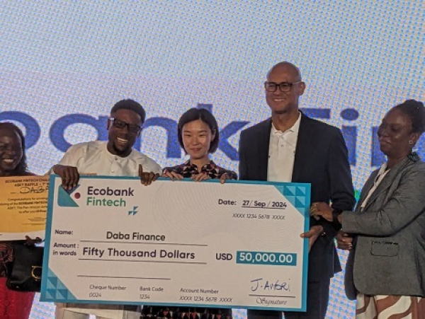 7ème édition de Ecobank Fintech challenge : Daba Finance de la Côte d&#039;Ivoire remporte le premier prix