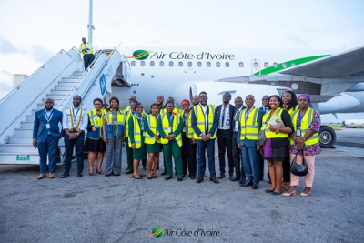 Air Côte d'Ivoire a réceptionné un nouvel Airbus A319