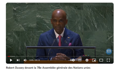 78e SESSION DE L’AG DE L'ONU: Robert Dussey 