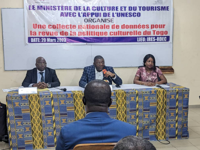 Revue de la politique culturelle: Le Togo lance la phase de collecte de données