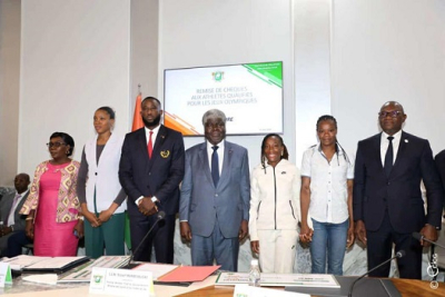 Sports: 450 millions de FCFA offerts aux athlètes ivoiriens qualifiés aux JO 2024