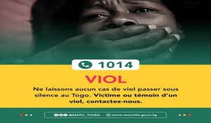 Togo: 1014, une ligne directe pour dénoncer les violences et le viol