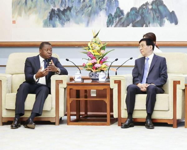 Diplomatie : Faure Gnassingbé a échangé en Chine avec les responsables du Parti communiste chinois (PCC)