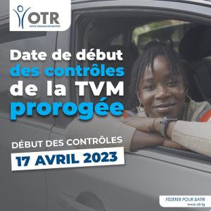 La TVM repoussée jusqu&#039;au 17 avril prochain sur toute l’étendue du territoire national