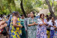 Apothéose de la fête des mères: Sandra Johnson aux femmes de Bè, &quot;Votre participation enthousiaste a contribué à la victoire écrasante du parti UNIR dans le Canton Bè&quot;