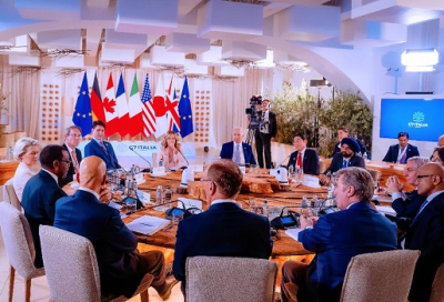 Sommet des chefs d’État et de gouvernement du G7: Déclaration conjointe entre Mme Giorgia Meloni, Première ministre de l’Italie, et M. Akinwumi A. Adesina, président du Groupe de la BAD