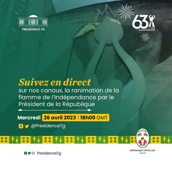 63ème anniversaire de l’accession du Togo à la souveraineté internationale: Suivez la cérémonie en direct