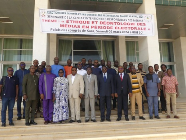Elections législatives et régionales: La CENI renforce les capacités des professionnels des médias à Kara
